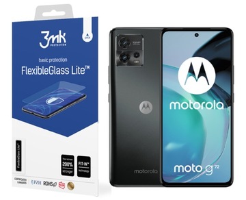 Стекло 3MK FlexibleGlass Lite для Motorola Moto G72