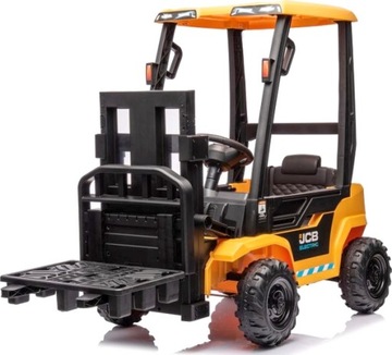 ВИЛОЧНЫЙ ПОГРУЗЧИК JCB ДЕТСКИЙ АККУМУЛЯТОР 12В 2x45ВТ ДИСТАНЦИОННЫЙ