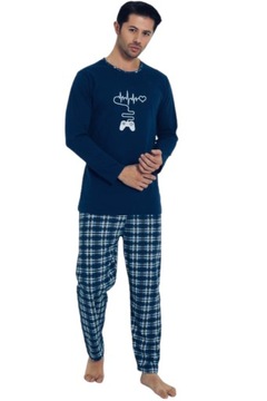 МУЖСКИЕ ПИЖАМЫ, ДЛИННЫЕ РУКАВА, ДЛИННЫЕ БРЮКИ/ХЛОПОК