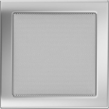 КОМПЛЕКТ КАМИННОЙ РЕШЕТКИ 22Х22 + НИКЕЛИРОВАННЫЙ КАРМАН