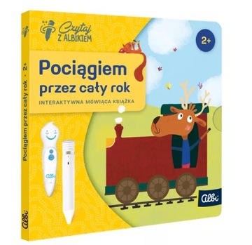 POCIĄGIEM PRZEZ CAŁY ROK 2+ Czytaj z albikiem INTERAKTYWNA MÓWIĄCA KSIĄŻKA