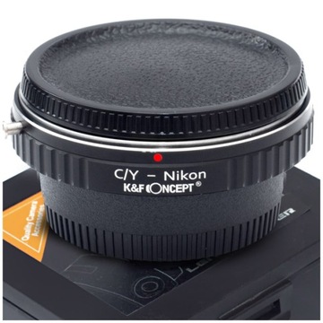 Adapter Contax - NIKON Yashica przejściówka ostrzy też na nieskończoność