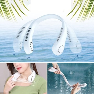 ПОРТАТИВНЫЙ МИНИ-ВЕНТИЛЯТОР ДЛЯ БЕГА. 5 РЕГУЛИРУЕМЫХ СКОРОСТЕЙ