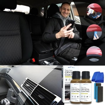 2 шт. средство для ремонта пластика автомобиля + 2 ткани