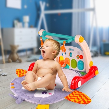 ИНТЕРАКТИВНЫЙ ОБРАЗОВАТЕЛЬНЫЙ КОВрик WALKER PUSH PIANO TABLE ДЛЯ МАЛЫШЕЙ