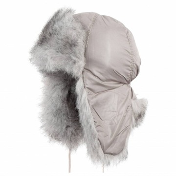W227H CIEPŁA DAMSKA ZIMOWA CZAPKA USZATKA