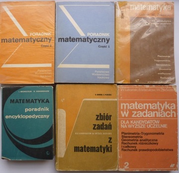 MATEMATYKA PORADNIK MATEMATYCZNY W ZADANIACH LITERATURA