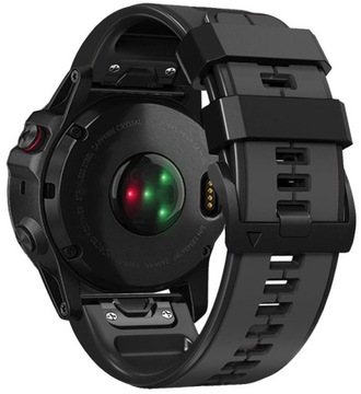 SZARO-CZARNY Pasek Garmin Epix 2 PRO 47mm Sapphire (szerokość 22mm)