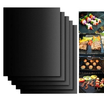 Mata teflon Grill Piekarnik Pieczenie Tacki 4 szt