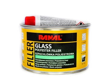 Szpachlówka GLASS z włóknem szklanym 0.5KG RANAL
