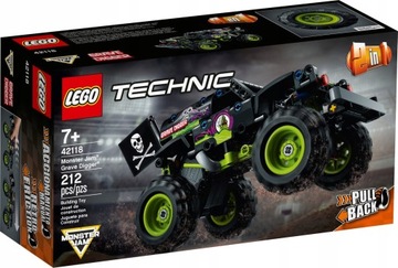 LEGO Technic 42118 Monster Jam Grave Digger Гонщик 2 в 1 + каталог Lego