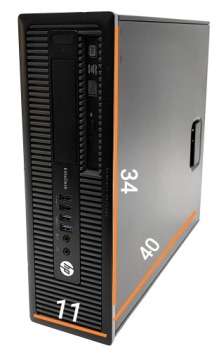 HP EliteDesk 800 G1 SFF i5-4590, 16 ГБ ОЗУ, жесткий диск 1000 ГБ, Linux