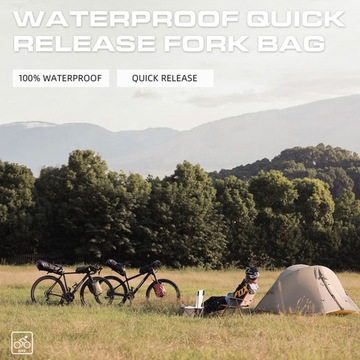 Быстросъемная сумка для передней вилки велосипеда объемом 4 л