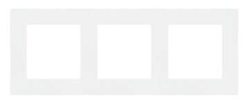 Simon 55 LINE Рамка тройная, 3-кратная, Белый матовый TR3/111