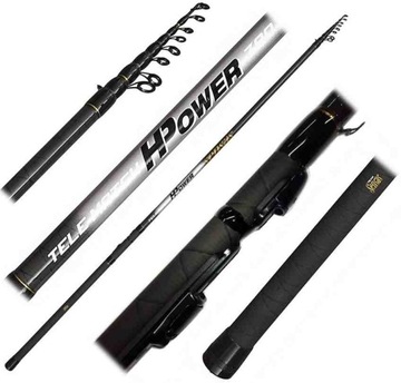 WĘDKA SENSAS TELE MATCH H POWER SUPER HEAVY 420cm 100g MOCNA 25529