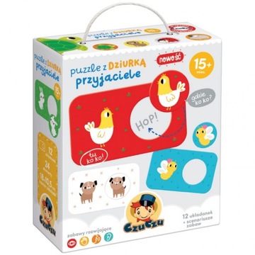 CzuCzu Puzzle z Dziurką Przyjaciele 15m+
