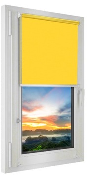 Intensywna żółta ROLETA MINI Pokój dziecka 142x215