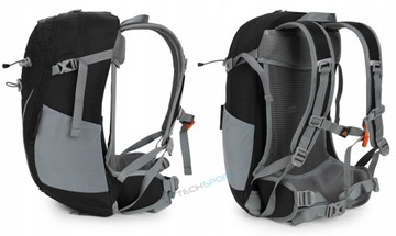 РЮКЗАК BERGSON ARENDAL 25 Л ЧЕРНЫЙ С ДЫШАЮЩЕЙ СПИНОЙ