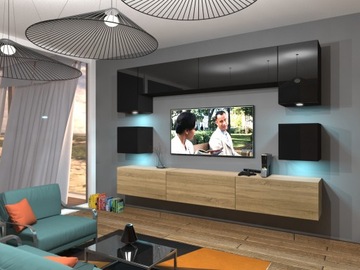 Meblościanka Zestaw Meble do Salonu NOWARA N1 1A