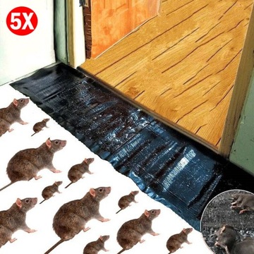 5x PUŁAPKA NA MYSZY SZCZURY MYSZOŁAPKA SILNY KLEJ MOCNA ŁAPKA LEP AROMAT