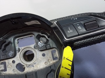 AUDI A4 B8 РУЛЕВОЕ КОЛЕСО МНОГОФУНКЦИОНАЛЬНОЕ КОЖАНОЕ S-LINE 8K0419091CN