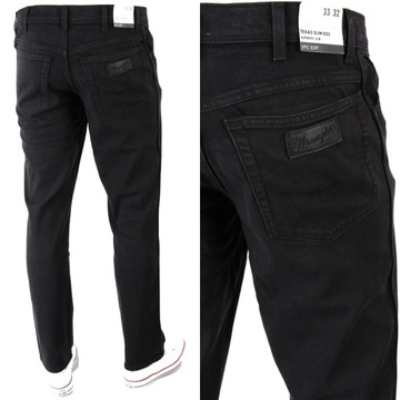 WRANGLER TEXAS SLIM JEANS PROSTE _ W32 L34