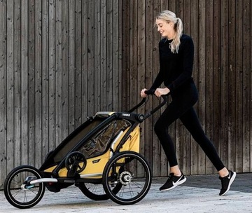 Велосипедный прицеп Thule Chariot, ранг 1, желтый
