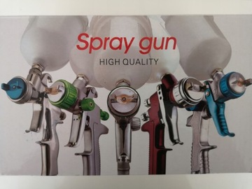 ПРОФЕССИОНАЛЬНЫЙ СЕРЕБРЯНЫЙ ПИСТОЛЕТ ДЛЯ ПОКРАСКИ 1.3 RP