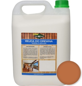 Bejca wodna do drewna Dukra 5l MAHOŃ