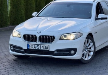 BMW Seria 5 F10-F11 Touring Facelifting 520d 190KM 2015 BMW Seria 5 2.0 190 KM Biksenon Skora x-Drive 2.0 Diesel 190KM, zdjęcie 2