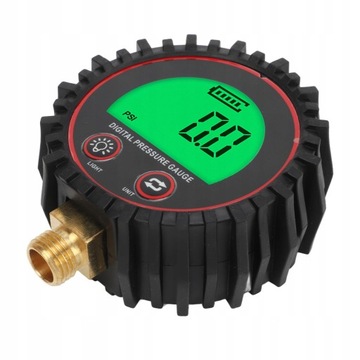 Цифровой манометр 1/4 дюйма, 4 переключаемых единицы