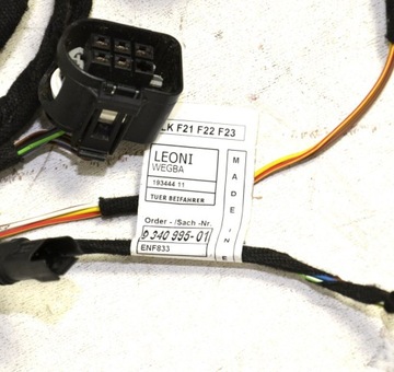 BMW F21 F22 INSTALACE SVAZEK DVEŘE PŘEDNÍ 9340995