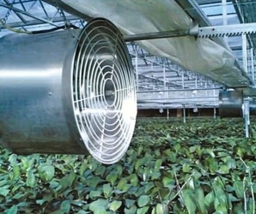 Циркуляционный вентилятор воздушного смесителя TK500 для теплицы fi500x315