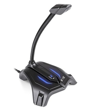 Mikrofon Tracer Gamezone Gamer LED USB czarny