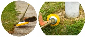 SZCZOTKA DO KOSY NYLONOWA DRUCIANA ZESTAW DO CZYSZCZENIA KOSTKI BRUKOWEJ