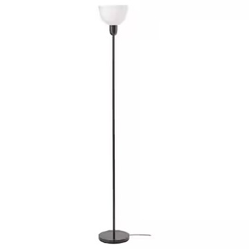 LAMPA PODŁOGOWA CZARNA / BIAŁA 176 cm HEKTOGRAM