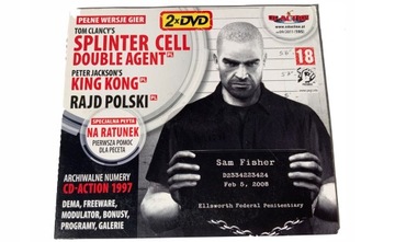 SPLINTER CELL DOUBLE AGENT KING KONG RAJD POLSKI płyty bdb PL PC
