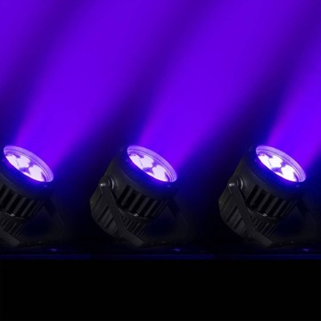 Водонепроницаемый IP65 PAR прожектор 6x3 Вт со светодиодной подсветкой RGB, пульт дистанционного управления