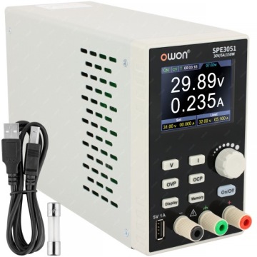 Výkonný Laboratorní Napájecí Zdroj Owon SPE3051 30V 5A 150W Usb Ovp Ocp Memory