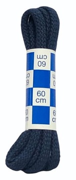 Sznurowadła sznurówki okrągłe 5mm 60 cm granatowe