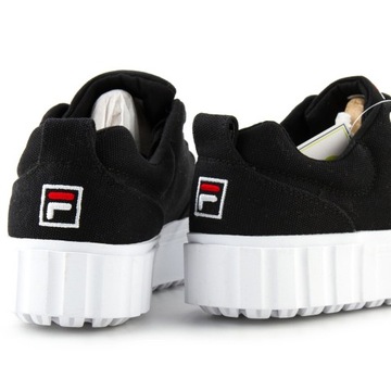 Buty FILA damskie czarne sneakersy sportowe tenisówki trampki r 38