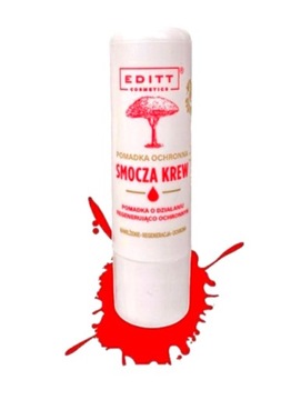 Pomadka ochronna do ust EDITT smocza krew