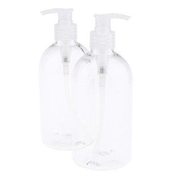 4 . Пустые пластиковые бутылки 500 мл с помпой.