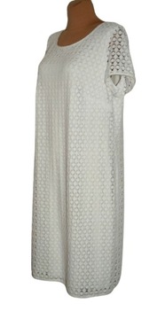 BETTY BARCLAY biała koronkowa sukienka J.NOWA 46