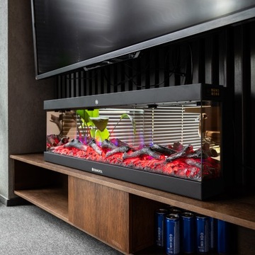 ВСТРАИВАЕМЫЙ ЭЛЕКТРОКАМИН С ДИСТАНЦИОННЫМ УПРАВЛЕНИЕМ + WIFI 1800Вт 91,4см