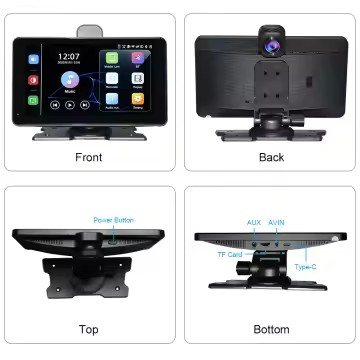 Экранный монитор Радионавигация Видеорегистратор 4K Камера Android Auto CarPlay