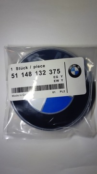 Эмблема BMW 82 мм на крышку капота ЛОГОТИП E34 E36 E38 E46 E53 E60 E70