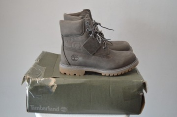 TIMBERLAND A1K3P Buty damskie Sznurowane r.37 szary 22,5 cm WKŁADKA