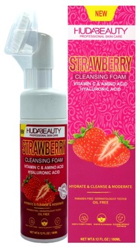 HUDA BEAUTY Pianka do twarzy TRUSKAWKA 180ml