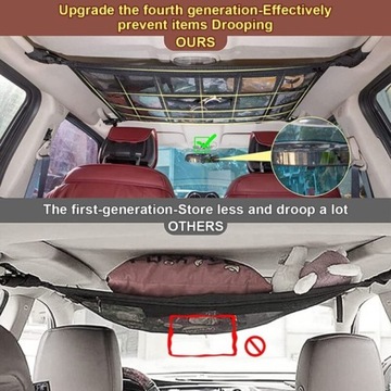 Зарядка сетки под потолком автомобиля 90x65 см 30satts